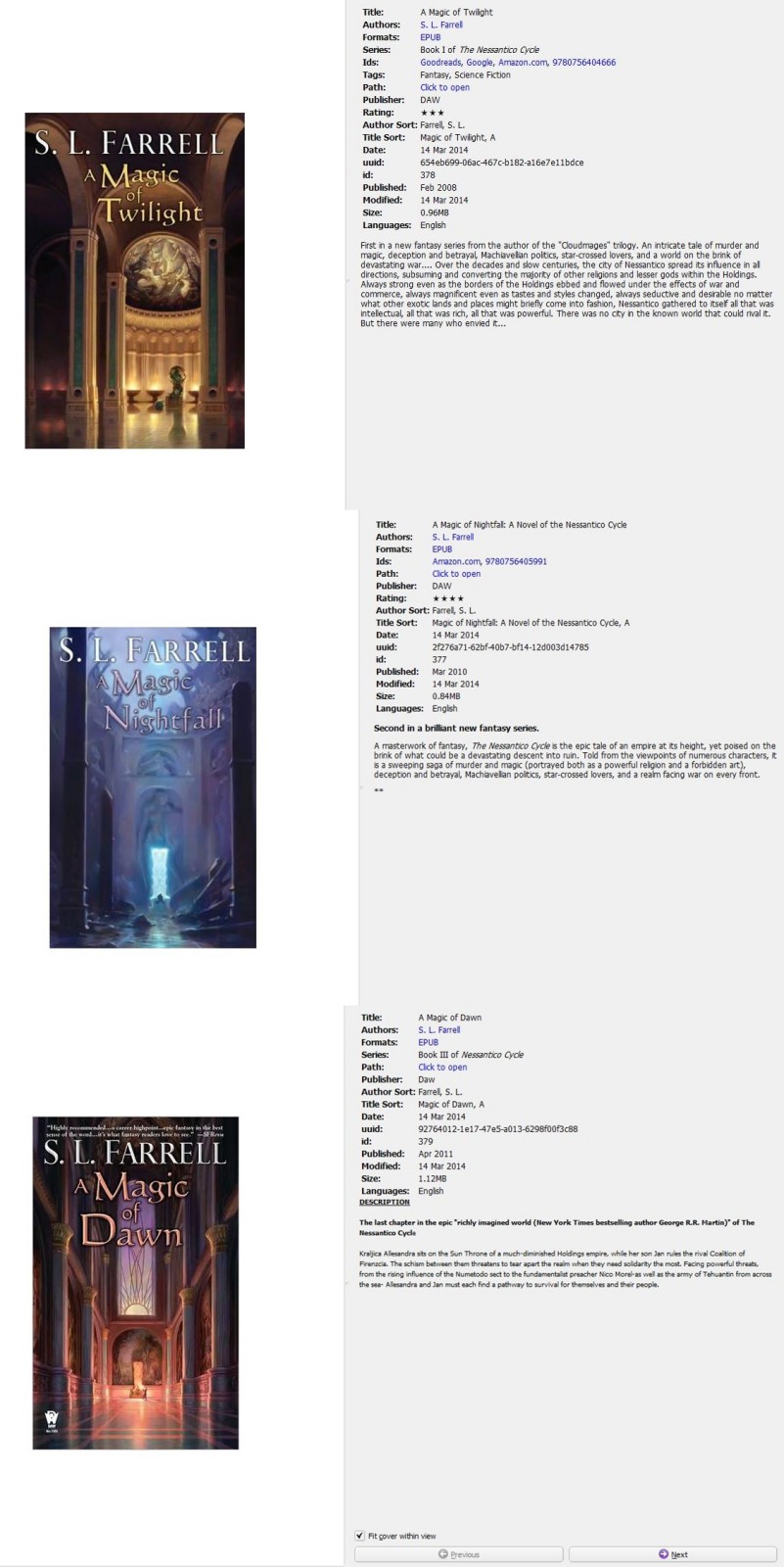 A Magic of Nightfall: A Novel in the Nessantico Cycle