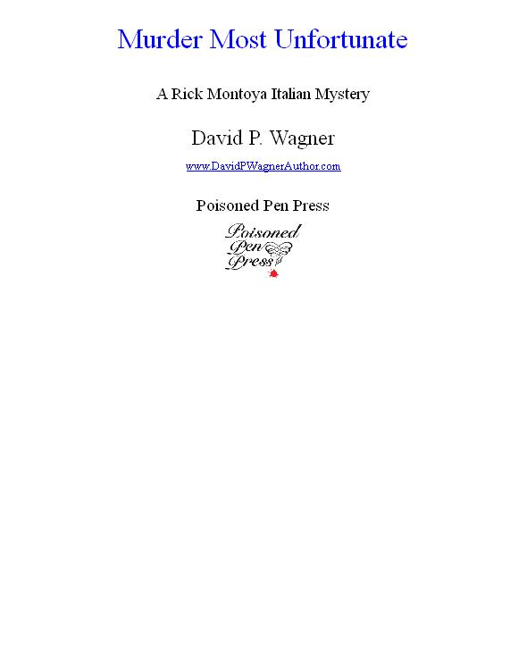 Murder Most Unfortunate