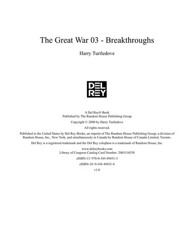 Breakthroughs (The Great War, Book Three)